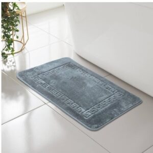Greek Key Design Memory Foam Bath Mat