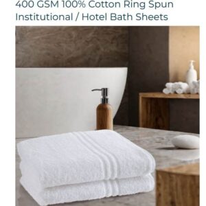 Tear Resistant Bath Towels Body Wrap (Eggshell White )