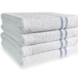 Blue Header Bar Leisure Bath Towels