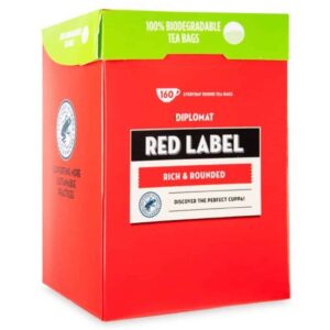 Red label teabags Alcafe coffee